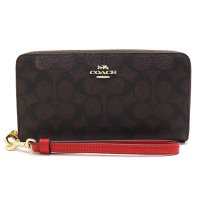 COACH/コーチ COACH コーチ 長財布 レディース COACH Wallet ラウンドファスナー サンド×トープ CW778 SVPWH/507812994