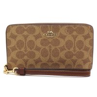 COACH/コーチ COACH コーチ 長財布 レディース COACH Wallet ラウンドファスナー サンド×トープ CW778 SVPWH/507812994