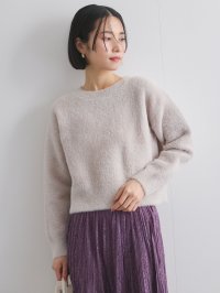 QUEENS COURT/クイーンズコート QUEENS COURT フェレットタッチWフェイスニットプルオーバー≪手洗い可能≫/507813321