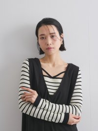 ketty/ケティ ketty ボーダーストリングスニットトップス≪手洗い可能≫/507813328