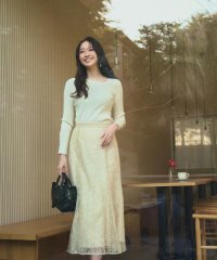 NATURAL BEAUTY BASIC/ラッセルレースマーメイドスカート/507813948