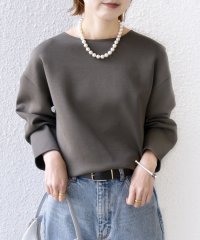 SHIPS WOMEN/〈洗濯機可能〉ダンボール ラウンドヘム プルオーバー/507814077