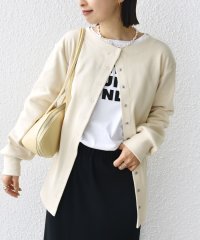 SHIPS WOMEN/【WEB限定】〈手洗い可能〉ベア テレコ ミドル カーディガン/507814081