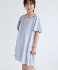 ROPE' PICNIC　KIDS/【KIDS】デザインネックカットソーワンピース/507814205