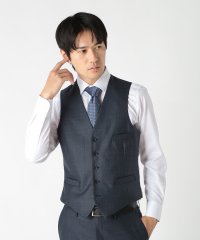 CROWDED CLOSET/ウールブレンドメランジチェックベスト/507814355