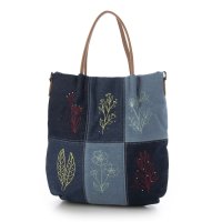PrimuFiore/プリムフィオーレ PrimuFiore デニムフラワー刺繍2WAYトート/507814967