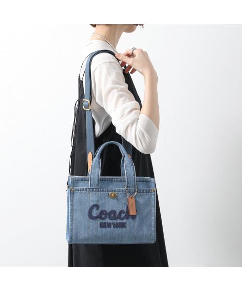 COACH ハンドバッグ カーゴ トート 26 デニム ロゴ刺? セール24%OFF】コーチ COACH COACH ハンドバッグ カーゴ トート