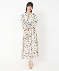 STRAWBERRY FIELDS/ストロベリーフィールズ STRAWBERRY FIELDS モノトーンフラワーフリルワンピース/507815812
