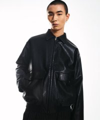 SHIPS MEN/City Ambient Products: 合成皮革 ショート ジップ ブルゾン/507815873