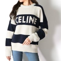 CELINE/セリーヌ CELINE CELINE コットン ニット クルーネックセーター 2ADCW481Y/507816307