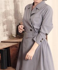 is amulet．/イズアミュレット is amulet. トレンチデザインワンピース/507816504