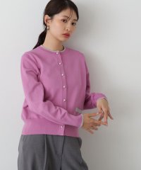 N Natural Beauty Basic/バイカラーパールボタンカーディガン/507788584
