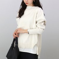 Aletta vita/アレッタ ヴィータ Aletta vita ライトヤーンボートネックワイドプルオーバー/507814819