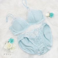 PINK PINK PINK/ピンクピンクピンク PINK PINK PINK フラワーレースノンワイヤーブラ＆ショーツセット 【返品不可商品】/507816658