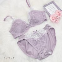 PINK PINK PINK/ピンクピンクピンク PINK PINK PINK フラワーレースノンワイヤーブラ＆ショーツセット 【返品不可商品】/507816658