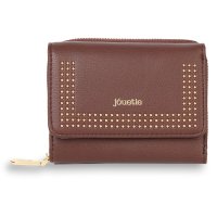 jouetie/ジュエティ jouetie 財布 三つ折り レディース ラウンドファスナー MICRO STUDS MIDDLE WALLET JUT－80860W/507816668
