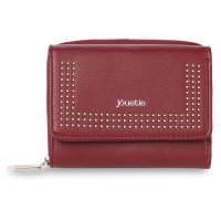 jouetie/ジュエティ jouetie 財布 三つ折り レディース ラウンドファスナー MICRO STUDS MIDDLE WALLET JUT－80860W/507816668