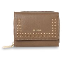 jouetie/ジュエティ jouetie 財布 三つ折り レディース ラウンドファスナー MICRO STUDS MIDDLE WALLET JUT－80860W/507816668
