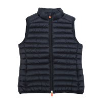SAVE THE DUCK/セイブザダック SAVE THE DUCK 中綿ベスト シャーロット ANIMAL FREE PUFFER VEST D88040W GIGA01 NAVY B/507816724