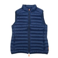 SAVE THE DUCK/セイブザダック SAVE THE DUCK 中綿ベスト シャーロット ANIMAL FREE PUFFER VEST D88040W GIGA01 NAVY B/507816724