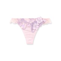 fran de lingerie/フランデランジェリー fran de lingerie 印象派の絵画のようなフラワーモチーフフェミニンヒップに 「グレースイストムード タンガ」 Tバック タン/507816754