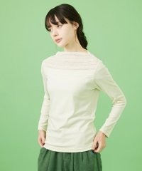 Jocomomola/ベアスムースレース切り替えカットソー/507817191