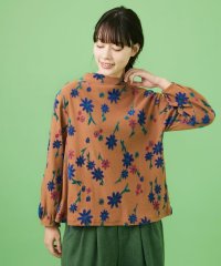 Jocomomola/Flor フラワージャカード ボトルネックカットソー/507817192