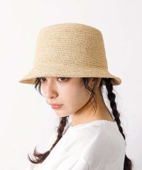ABAHOUSE/【RUBEN/ルーベン】 RAFFIA BUCKET HAT　ラフィアバケットハ/507764832