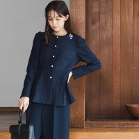 form forma/フォルムフォルマ form forma 【chaco】ふくれジャガードパール釦ジャケット 単品(セットアップ可)/セレモニー/卒入学式/507815738