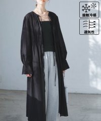 ROPE' PICNIC/【接触冷感・通気性】お着軽シャツシリーズ/綿ボイルガウンワンピース/507819650