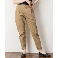 JUNGLE JALOPY/ジャングルジャロピー JUNGLE JALOPY 立体ポケットストレッチツイルテイパードパンツ ゆったり リラックス 美脚 チノパンツ イージーパンツ オフィス/507819859