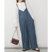 JUNGLE JALOPY/ジャングルジャロピー JUNGLE JALOPY ゆったりワイドキャミオールインワンデニム レディース ボトムス パンツ 大きいサイズ/507819886