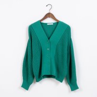 DOUX ARCHIVES /ドゥ アルシーヴ DOUX ARCHIVES 片畦コンパクトカーディガン/507820023