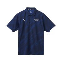 MOVESPORT/ムーブスポーツ MOVESPORT Sunscreen NIR ミニ鹿の子 総柄グラフィックポロシャツ/507820346