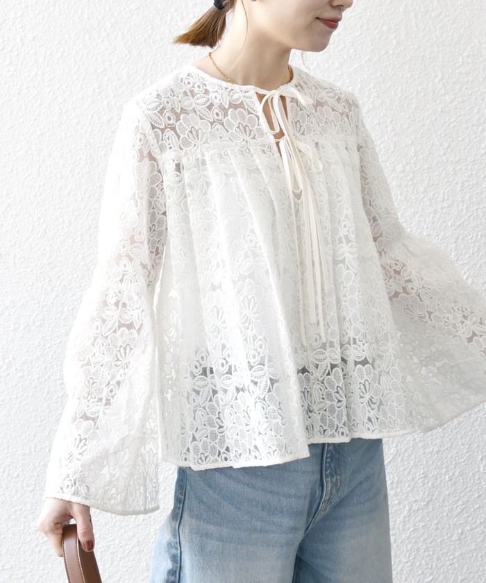 セール 30%OFF】SHIPS any:〈手洗い可能〉フラワーレース エン セール 30%OFF】SHIPS any:〈手洗い可能〉フラワーレース エン