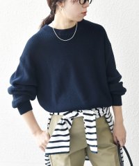 SHIPS any WOMEN/SHIPS any:〈手洗い可能〉アゼ コンパクト クルーネック ニット プルオーバー/507821624