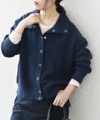 SHIPS any WOMEN/SHIPS any:〈手洗い可能〉サカリバ スナップ スタンドカラー ブルゾン カットソー/507821637