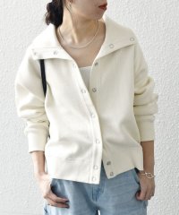 SHIPS any WOMEN/SHIPS any:〈手洗い可能〉サカリバ スナップ スタンドカラー ブルゾン カットソー/507821637