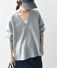 SHIPS any WOMEN/SHIPS any:〈手洗い可能〉サカリバ 深Vネック ルーズ プルオーバー/507821638