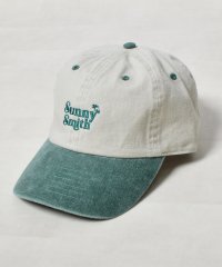 SUNNY SMITH/サニースミス Sunny Smith SUNNY SMITH ヤシの木ロゴ刺繍ピグメント バイカラーCap/506551960