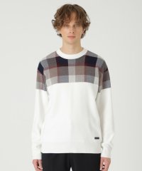 BLACK LABEL CRESTBRIDGE/パネルクレストブリッジチェックニット/507608679