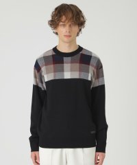 BLACK LABEL CRESTBRIDGE/パネルクレストブリッジチェックニット/507608679