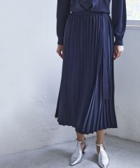 EPOCA/キュプラナイロン ニットプリーツスカート/507778194