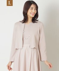 TO BE CHIC(L SIZE)/【L】スカラップジップ ショートカーディガン/507798765