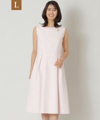 TO BE CHIC(L SIZE)/【L】ライトカラーファンシー フィット＆フレアワンピース/507798766