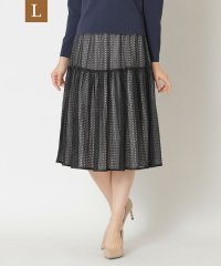 TO BE CHIC(L SIZE)/【L】アイレットレース ティアードスカート/507798774