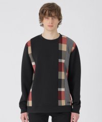 BLACK LABEL CRESTBRIDGE/【一部店舗限定】ストライプパッチワークスウェットシャツ/507802581