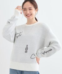 SHOO・LA・RUE Cutie Blonde/キューティーブロンド Cutie Blonde 刺繍＆ジャカード 柄アソートニット/507827745