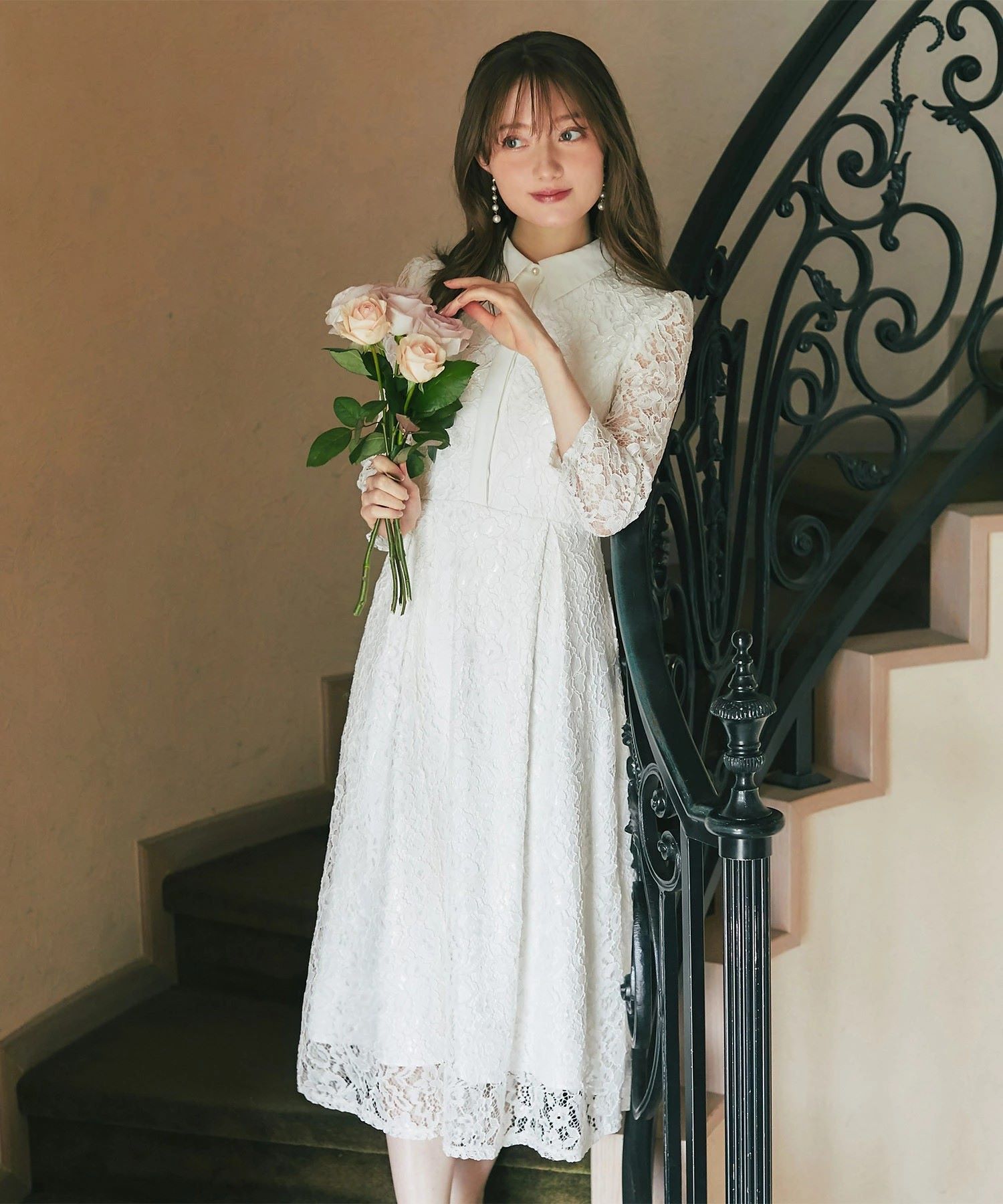 クーポン】トッコクローゼット tocco closet パール釦パネル