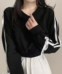Jasmine Grandiflorum/ジャスミングランディフローラム Jasmine Grandiflorum Jasmine/リボンサイドラインスウェット/507827857